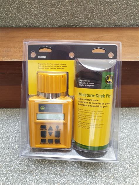 medidor de umidade de grãos jonh deere|john deere grain humidity tester.